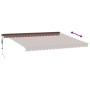 Automatic retractable brown awning 450x300 cm by , Awnings - Ref: Foro24-3310213, Price: 445,01 €, Discount: %