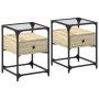 Mesitas noche 2 uds madera ingeniería roble Sonoma 40x40x55 cm de , Mesitas de noche - Ref: Foro24-846077, Precio: 102,34 €, ...