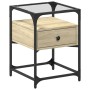 Mesitas noche 2 uds madera ingeniería roble Sonoma 40x40x55 cm de , Mesitas de noche - Ref: Foro24-846077, Precio: 102,34 €, ...