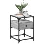 Mesita de noche madera de ingeniería gris Sonoma 40x40x55 cm de , Mesitas de noche - Ref: Foro24-846080, Precio: 63,67 €, Des...