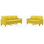 2-piece velvet yellow sofa set with cushions by , Sofas - Ref: Foro24-3278397, Price: 479,99 €, Discount: %