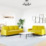 2-piece velvet yellow sofa set with cushions by , Sofas - Ref: Foro24-3278397, Price: 479,99 €, Discount: %