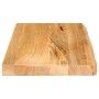 Tablero de mesa borde natural madera maciza mango 50x40x2,5 cm de , Tableros para mesas - Ref: Foro24-370439, Precio: 28,04 €...