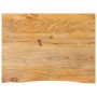 Solid mango wood natural edge table top 70x60x2.5 cm by , Table tops - Ref: Foro24-370451, Price: 47,93 €, Discount: %