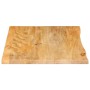 Massivholz-Tischplatte mit natürlicher Kante aus Mangoholz 70x60x2,5 cm. von , Tischplatten - Ref: Foro24-370451, Preis: 54,9...