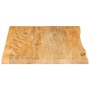 Solid mango wood natural edge table top 80x60x3.8 cm by , Table tops - Ref: Foro24-370500, Price: 68,06 €, Discount: %