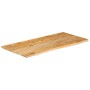 Solid mango wood table top with natural edge, 100x60x3.8 cm by , Table tops - Ref: Foro24-370502, Price: 86,78 €, Discount: %