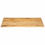 Solid mango wood table top with natural edge, 100x60x3.8 cm by , Table tops - Ref: Foro24-370502, Price: 86,78 €, Discount: %