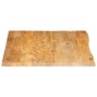 Massivholz-Tischplatte mit natürlicher Kante aus Mangoholz 110x80x3,8 cm. von , Tischplatten - Ref: Foro24-370509, Preis: 132...