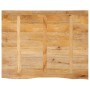 Solid mango wood natural edge table top 110x80x3.8 cm by , Table tops - Ref: Foro24-370509, Price: 133,02 €, Discount: %