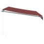 Toldo retráctil manual burdeos 300x250 cm de , Toldos - Ref: Foro24-3215228, Precio: 242,81 €, Descuento: %