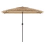 Garden umbrella with brown steel pole 300x200x250 cm by , Umbrellas - Ref: Foro24-4005093, Price: 109,48 €, Discount: %