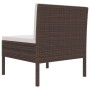 Garden chairs 2 units with brown synthetic rattan cushions by vidaXL, Garden chairs - Ref: Foro24-310189, Price: 201,09 €, Di...