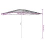 Garden umbrella with brown steel pole 300x200x250 cm by , Umbrellas - Ref: Foro24-4005093, Price: 109,48 €, Discount: %