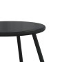 Round garden side tables, set of 2, made of steel with black powder coating. by , Garden tables - Ref: Foro24-4008112, Price:...