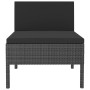 Garden chairs 3 units with black synthetic rattan cushions by vidaXL, Garden chairs - Ref: Foro24-310191, Price: 199,69 €, Di...