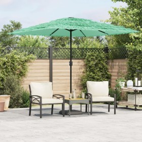 Garden umbrella with green steel pole 248x248x248 cm by , Umbrellas - Ref: Foro24-4005091, Price: 105,31 €, Discount: %