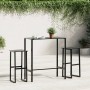 Taburetes de bar 2 unidades acero negro 38x38x80 cm de , Sillas de jardín - Ref: Foro24-4009265, Precio: 119,72 €, Descuento: %