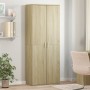 Engineered wood high sideboard in Sonoma oak 70x35x180 cm by , Lockers and storage cabinets - Ref: Foro24-3276660, Price: 140...