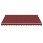 Manual retractable awning in burgundy color, 400x350 cm. by , Awnings - Ref: Foro24-3214982, Price: 338,99 €, Discount: %