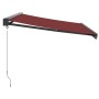 Toldo retráctil manual burdeos 300x250 cm de , Toldos - Ref: Foro24-3215318, Precio: 500,99 €, Descuento: %