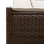 Doppel-Liegestuhl mit braunen Kunststoff-Rattan-Kissen. von , Liegen - Ref: Foro24-368629, Preis: 269,47 €, Rabatt: %