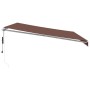 Automatic retractable brown awning 450x350 cm by , Awnings - Ref: Foro24-3215393, Price: 559,30 €, Discount: %