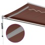 Automatic retractable brown awning 450x350 cm by , Awnings - Ref: Foro24-3215393, Price: 559,30 €, Discount: %