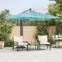 Garden umbrella with blue steel pole 269x269x235 cm by , Umbrellas - Ref: Foro24-4005079, Price: 128,08 €, Discount: %