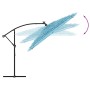 Garden umbrella with blue steel pole 269x269x235 cm by , Umbrellas - Ref: Foro24-4005079, Price: 128,08 €, Discount: %