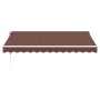 Automatic retractable brown awning 350x250 cm by , Awnings - Ref: Foro24-3310205, Price: 376,32 €, Discount: %