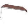 Automatic retractable brown awning 350x250 cm by , Awnings - Ref: Foro24-3310205, Price: 376,32 €, Discount: %