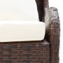 Garten-Ecksofas 2 Stück braunes PE-Rattan von vidaXL, Outdoor-Sofas - Ref: Foro24-310225, Preis: 218,43 €, Rabatt: %