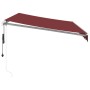 Toldo retráctil automático burdeos 350x250 cm de , Toldos - Ref: Foro24-3310183, Precio: 376,32 €, Descuento: %