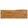 Solid mango wood natural edge table top 110x40x2.5 cm by , Table tops - Ref: Foro24-370757, Price: 52,31 €, Discount: %