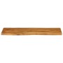 Solid mango wood natural edge table top 110x40x2.5 cm by , Table tops - Ref: Foro24-370757, Price: 52,31 €, Discount: %