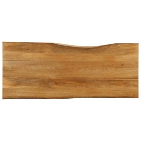 Massivholz-Tischplatte mit natürlicher Kante aus Mangoholz 140x60x2,5 cm. von , Tischplatten - Ref: Foro24-370769, Preis: 87,...