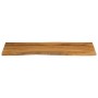 Solid mango wood natural edge table top 140x60x2.5 cm by , Table tops - Ref: Foro24-370769, Price: 87,22 €, Discount: %