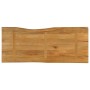 Solid mango wood natural edge table top 140x60x2.5 cm by , Table tops - Ref: Foro24-370769, Price: 87,22 €, Discount: %