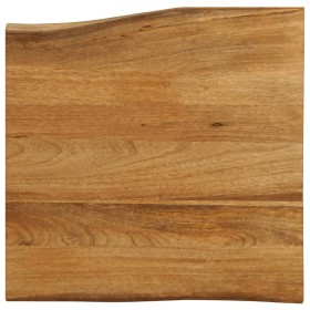 Solid mango wood natural edge table top 40x40x3.8 cm by , Table tops - Ref: Foro24-370774, Price: 32,20 €, Discount: %