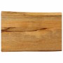 Solid mango wood natural edge table top 60x40x3.8 cm by , Table tops - Ref: Foro24-370776, Price: 50,59 €, Discount: %