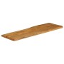 Solid mango wood natural edge table top 140x40x3.8 cm by , Table tops - Ref: Foro24-370783, Price: 100,37 €, Discount: %