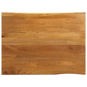 Solid mango wood natural edge table top 90x80x3.8 cm by , Table tops - Ref: Foro24-370795, Price: 103,59 €, Discount: %