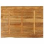 Solid mango wood natural edge table top 90x80x3.8 cm by , Table tops - Ref: Foro24-370795, Price: 103,72 €, Discount: %