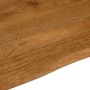 Solid mango wood natural edge table top 90x80x3.8 cm by , Table tops - Ref: Foro24-370795, Price: 103,72 €, Discount: %