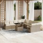 11-piece garden sofa set with beige synthetic rattan cushions by , Garden sets - Ref: Foro24-3268168, Price: 888,24 €, Discou...