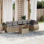 Set of 7-piece garden sofas and beige synthetic rattan cushions by , Garden sets - Ref: Foro24-3268549, Price: 568,29 €, Disc...