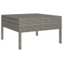 Set de muebles de jardín 3 pzas y cojines ratán sintético gris de vidaXL, Conjuntos de jardín - Ref: Foro24-310188, Precio: 2...