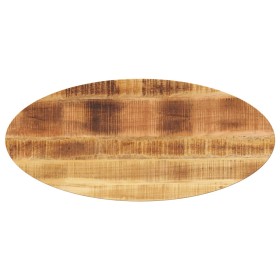 Solid mango wood oval table top 120x50x2.5 cm by , Table tops - Ref: Foro24-370824, Price: 73,99 €, Discount: %