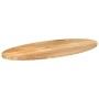 Solid mango wood oval table top 140x50x2.5 cm by , Table tops - Ref: Foro24-370845, Price: 77,99 €, Discount: %